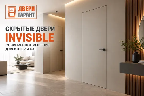 Скрытые двери Invisible — современное решение